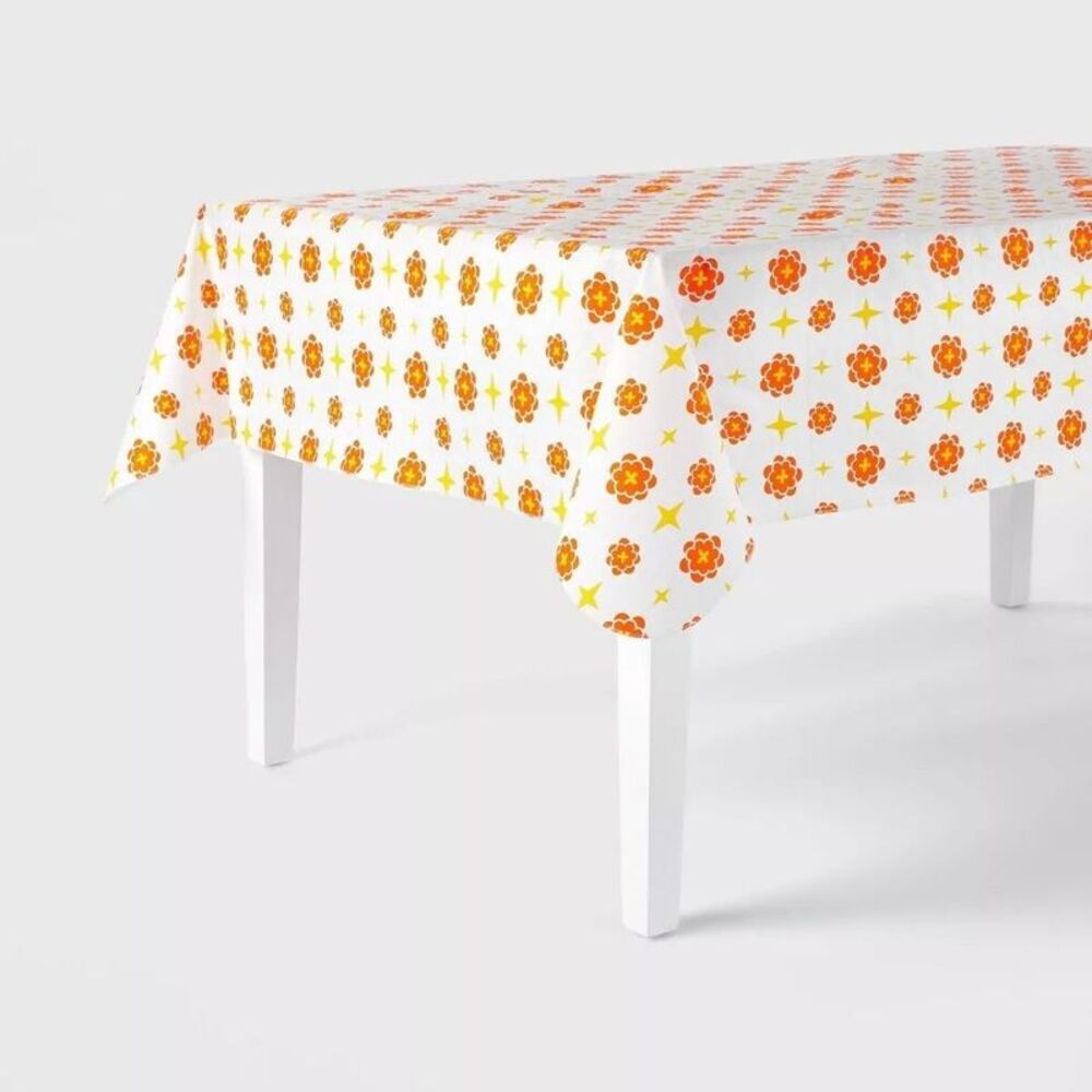 Luis Pinto Calavera Tablecloth Dia De Muertos Collection, 60"X84"